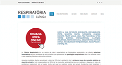 Desktop Screenshot of clinicarespiratoria.net